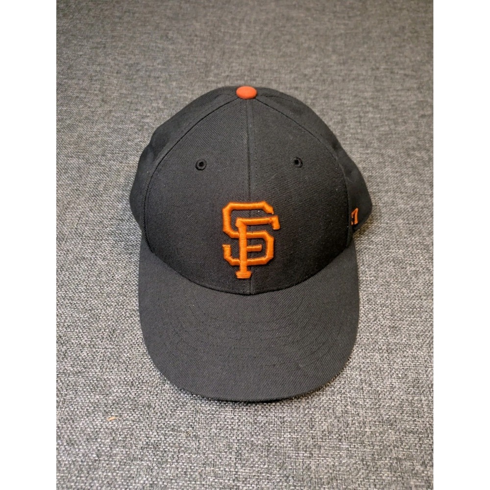 San Francisco Giants Hat Cap Adjustable Mens Black Orange MLB Baseball '47 Brand